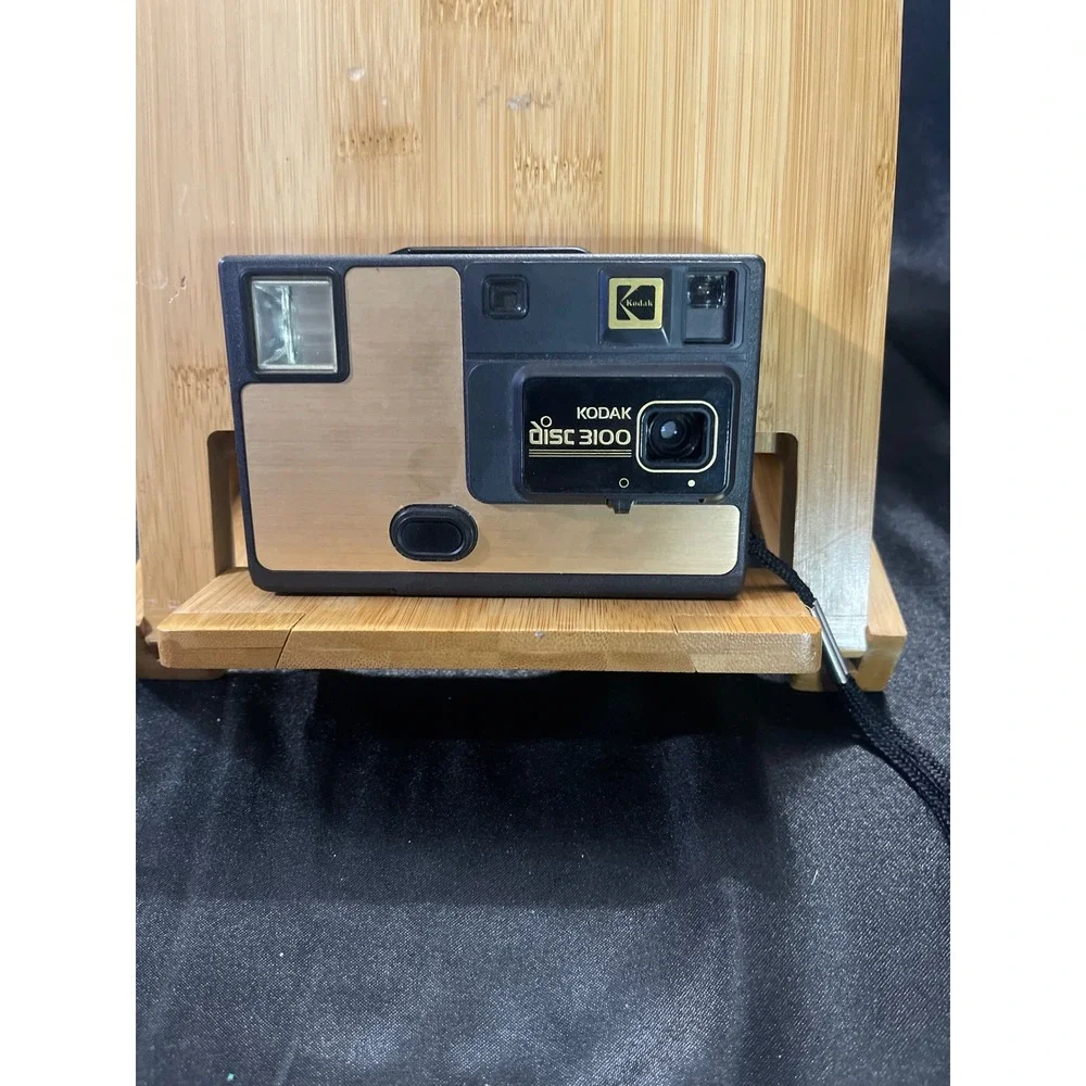 Kodak Disc 3100 Vintage Point and Shoot Film Camera Gold Grey Retro 1980s‎ parts
